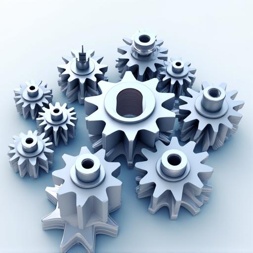 Interconnected gears representing organizational synergy